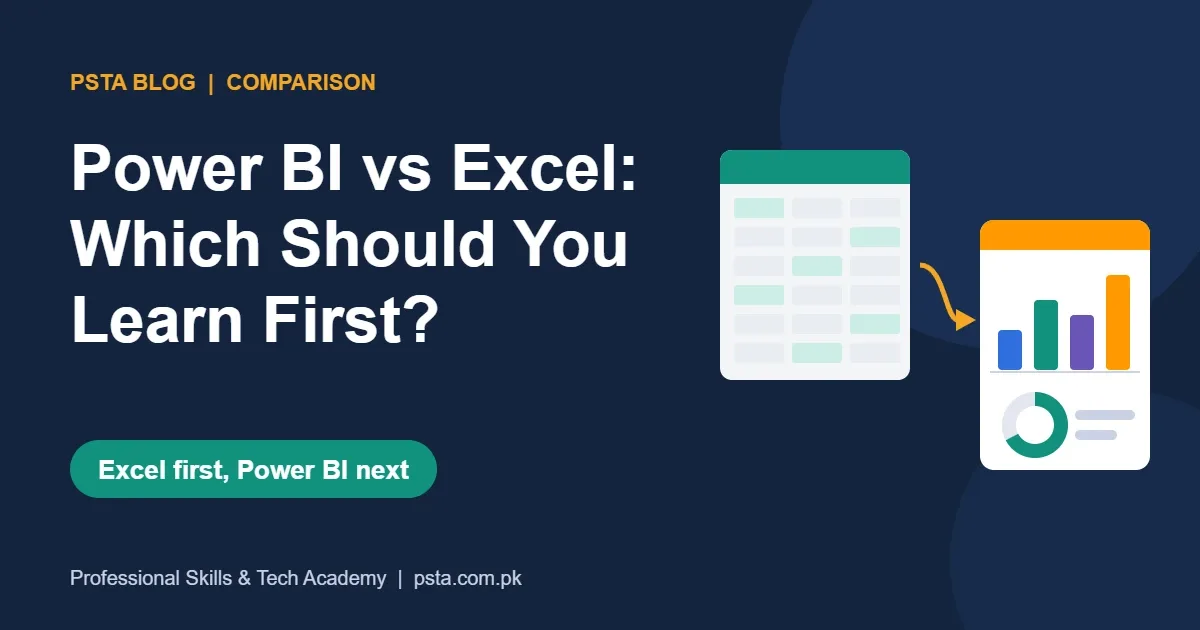 Power BI vs Excel: which should you learn first in Pakistan