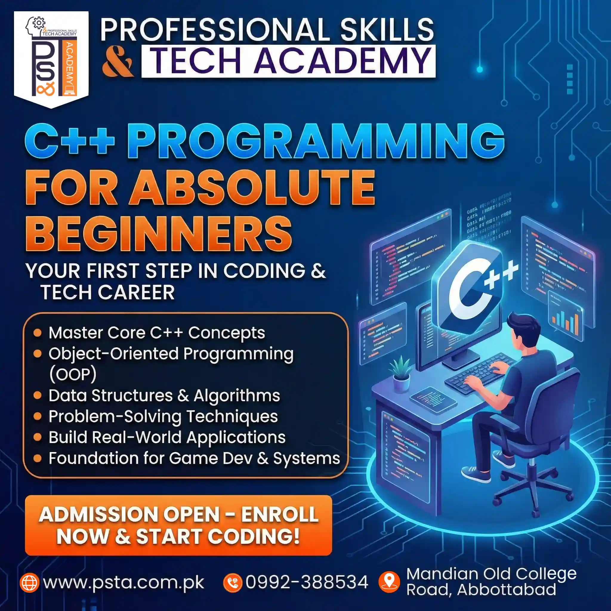 Best C++ Programming Course for Beginners in Pakistan